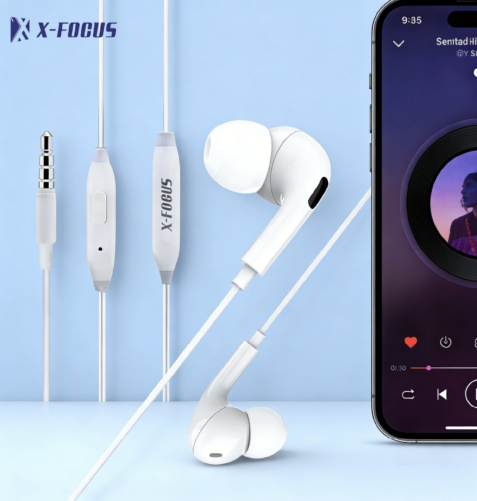 X-FOCUS Classic 3.5mm Wired Earphones: Premium Sound, Factory-Direct Value