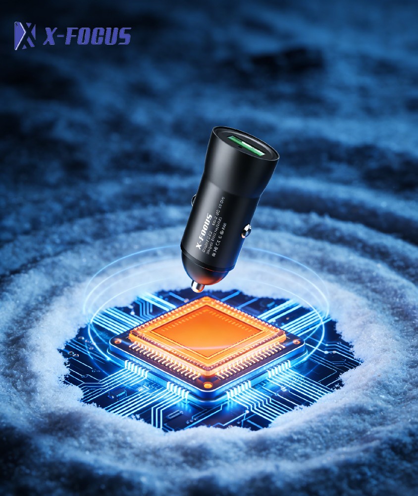 Power Up Your Journey: The Premium X-FOCUS 18W QC3.0 Fast Car Charger