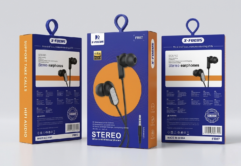 Elevate Your Everyday Audio: X-FOCUS Premium 3.5mm Wired Earphones