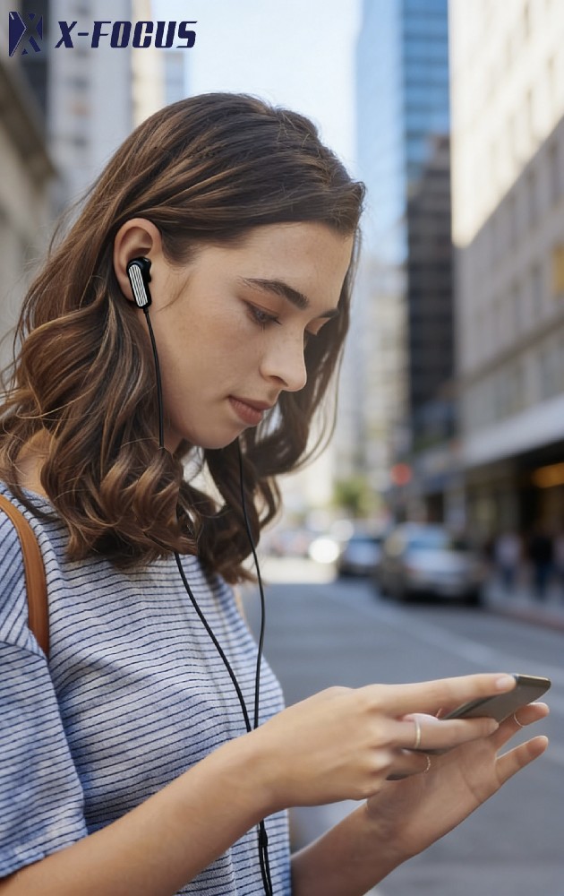 Elevate Your Everyday Audio: X-FOCUS Premium 3.5mm Wired Earphones